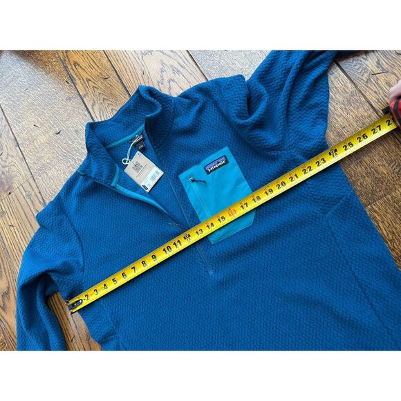 Patagonia Men's R1 Air Zip Neck Pullover Lagom Blue Size Large NWT $129 Retail - Picture 4 of 6